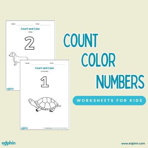 Count And Color Number (1 to 10) Worksheet