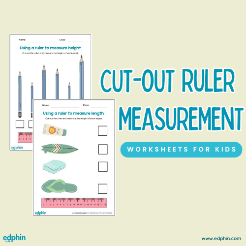 Measurement (With Cut-Out Ruler) Worksheet