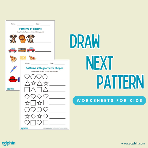 Draw The Next Pattern Worksheet