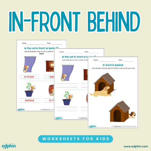 In Front And Behind Position Worksheet