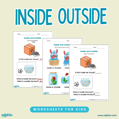 Inside And Outside Position Worksheet