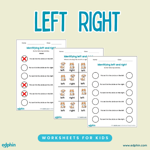 Left & Right Position Worksheet