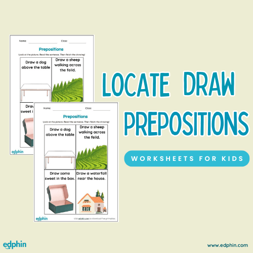 Locate Prepositions And Draw Worksheet