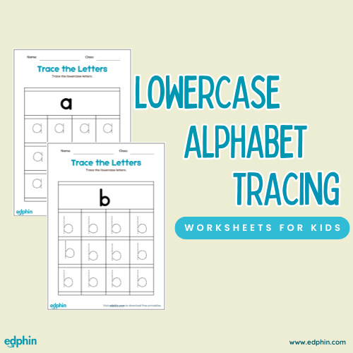 learn lowercase alphabet tracing letters