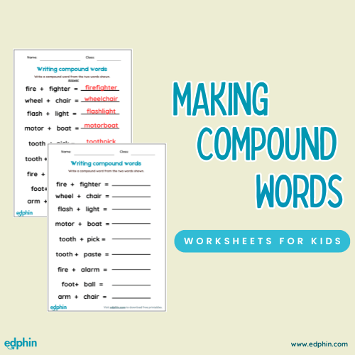 Making Compound Words Worksheet