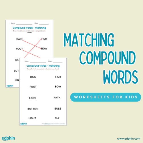 Compound Words Matching Worksheet