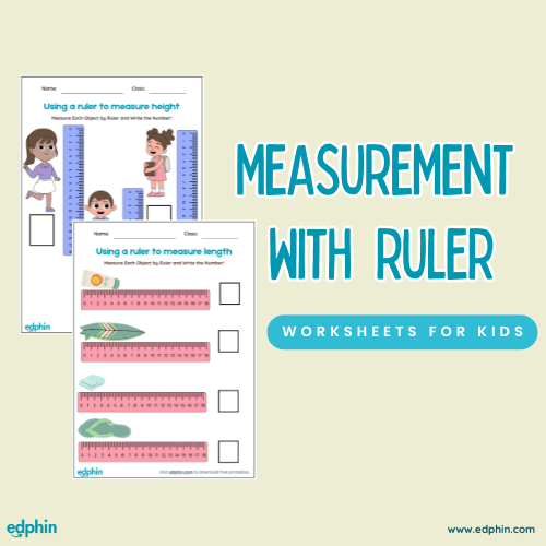 Measurement (With A Ruler) Worksheet