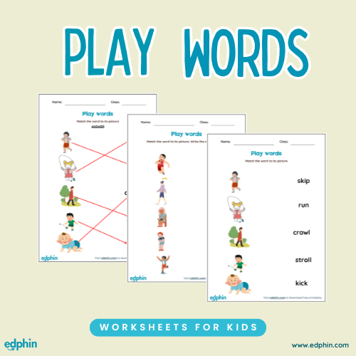 Play Words Practice Worksheet