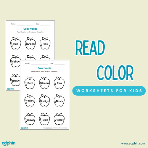 Read And Color Worksheet