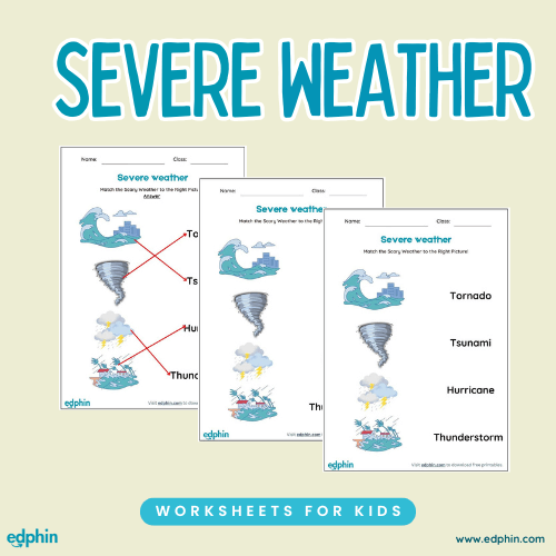 Severe Weather Cards Printable For Kids