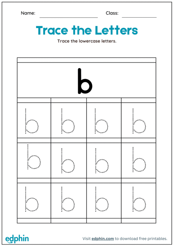 Lowercase Alphabet Tracing English Worksheets With Answer - Image 2