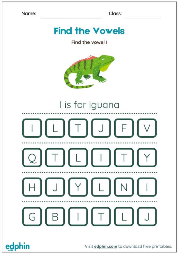 Circle The Beginning Vowel Letters Worksheet With Answer - Image 3
