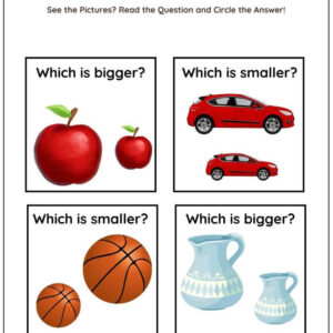 Big vs Small Worksheet With Answers