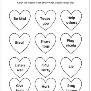 Friendship And Conflict Worksheet With Answers