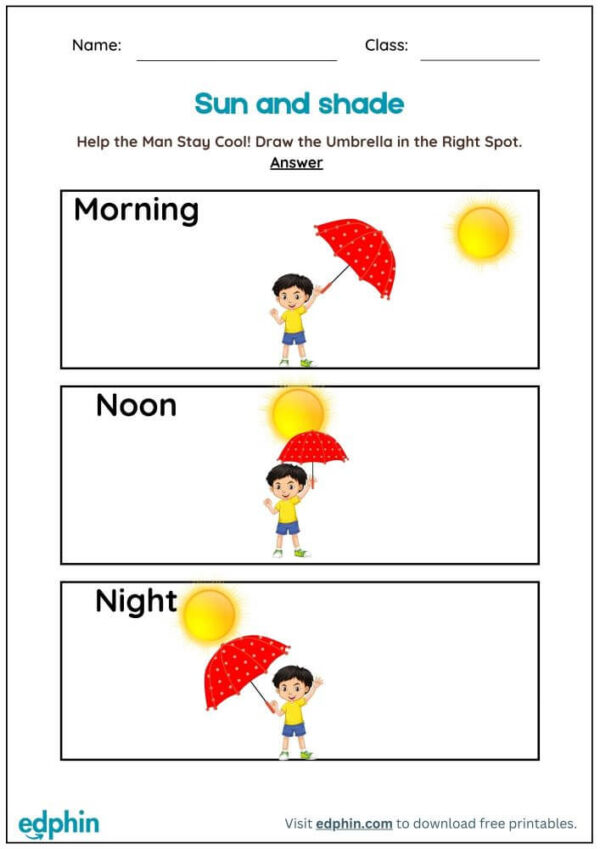 Impact Of Shade Structures Worksheet With Answers - Image 3