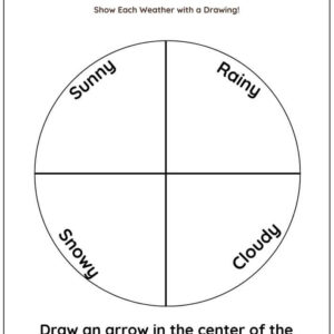 Make A Weather Wheel Worksheet With Answers