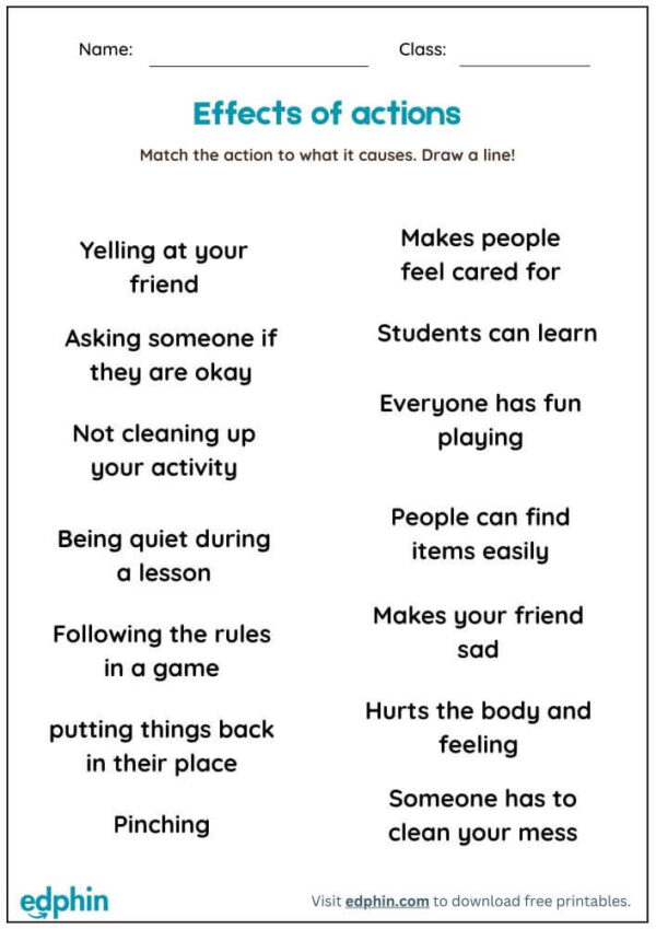 Social Skills Worksheet With Answers - Image 2
