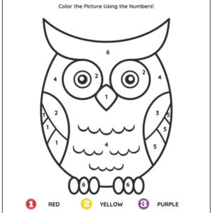 Color By Number Worksheet With Answers