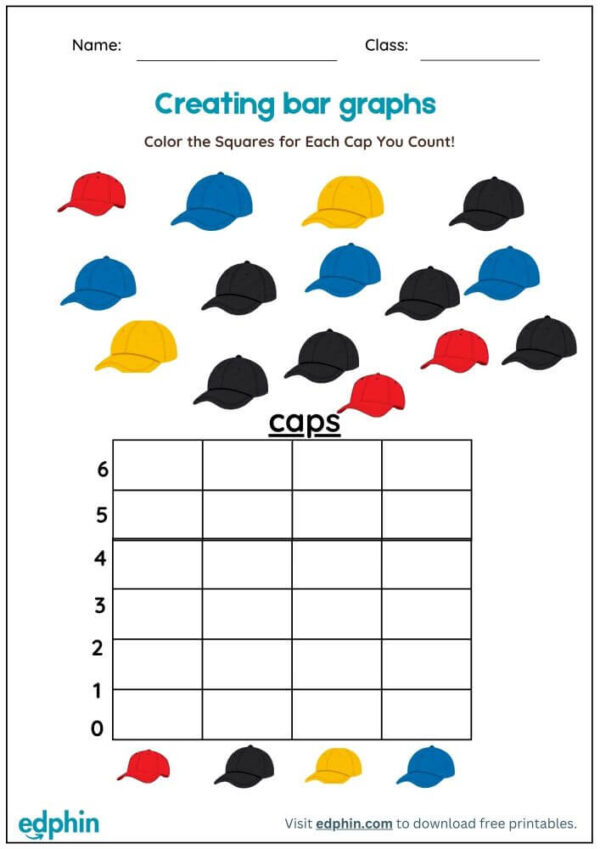 Sort Objects And Make Bar Chart Worksheet With Answers - Image 2