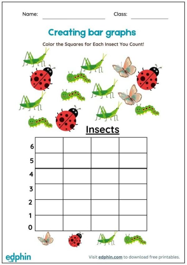 Sort Objects And Make Bar Chart Worksheet With Answers