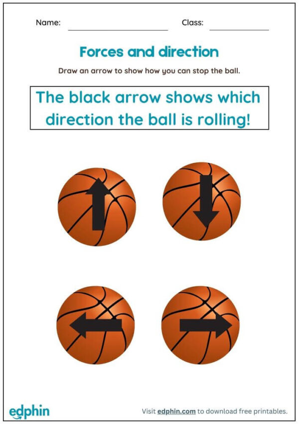 Forces And Direction Worksheet With Answers