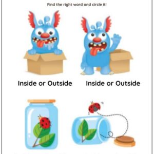 Inside And Outside Worksheet With Answers