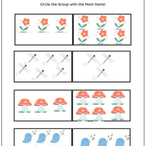 More Or Fewer Worksheet With Answers