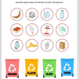 Reduce, Reuse & Recycle Worksheet With Answers