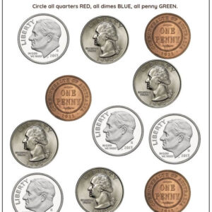 Identify And Sort Coins Worksheet With Answers