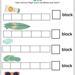 Measurement (Non-Standard Units) Worksheet With Answers