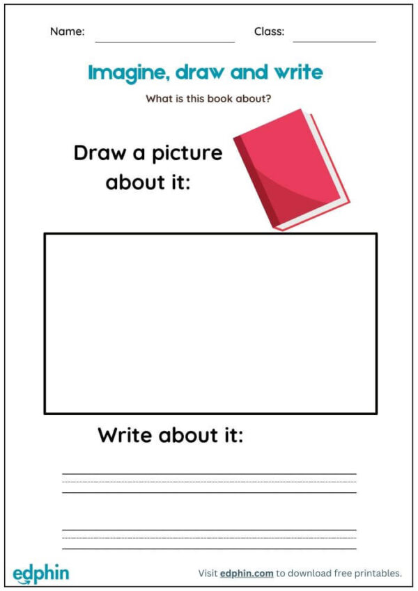 Draw & Write Sentence Worksheet With Answers - Image 2