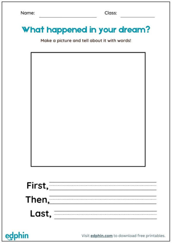 Narrative Prompts Worksheets For Kids - Image 2