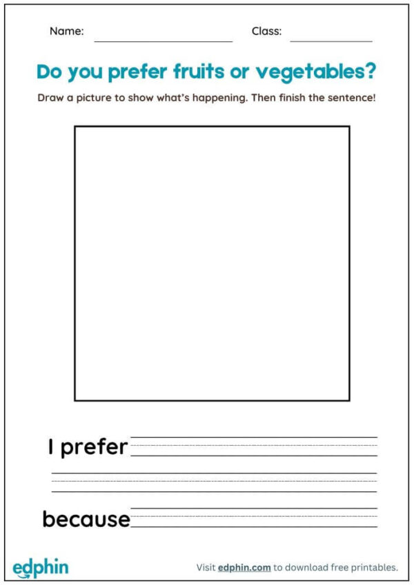 Opinion Prompts Worksheets For Kids - Image 3