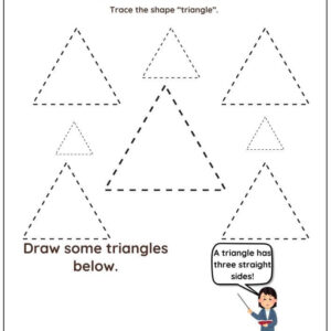 Trace And Draw Shapes Worksheet With Answers